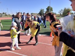 Дошкольники  приняли активное  участие во Всероссийском дне бега «Кросс нации» и Дне здоровья 